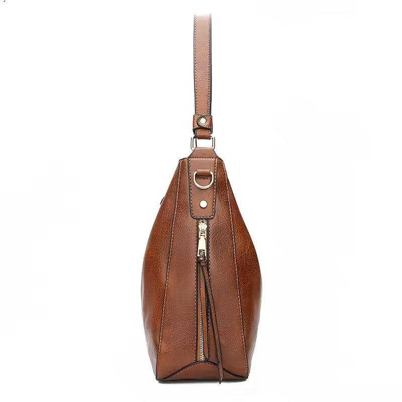 Maison Mossen Vintage PU Leather Handbag • Women