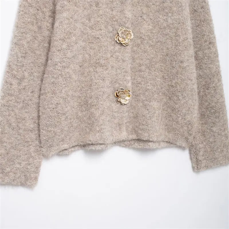 Cardigan floreale • Donna