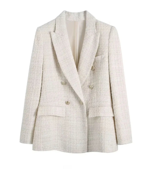 Blazer lavorato a maglia • Donna