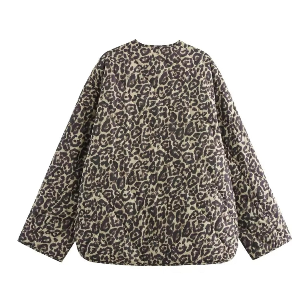 Giacca fantasia leopardata • Donna