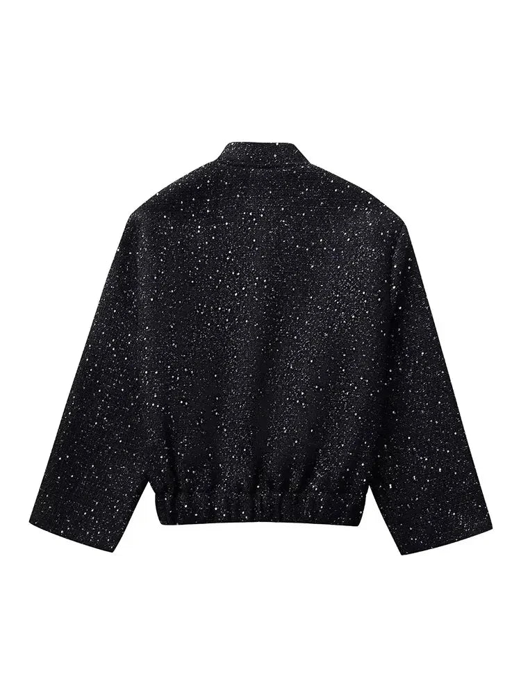 Giacca con paillettes ricamate - Donna 